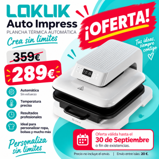 PRENSA AUTOMÁTICA LOKLiK / AUTO HEAT PRESS