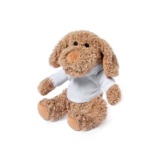 PERRITO DE PELUCHE CON CAMISETA DE SUBLIMACIÓN CHAMOX 11 x 12 x 10 cm