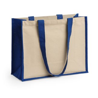 BOLSO DE COLORES DE YUTE Y ALGODÓN NANTES 40cm/16cm/32cm