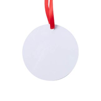 BOLA PLANA NAVIDAD 8 X 8 CM